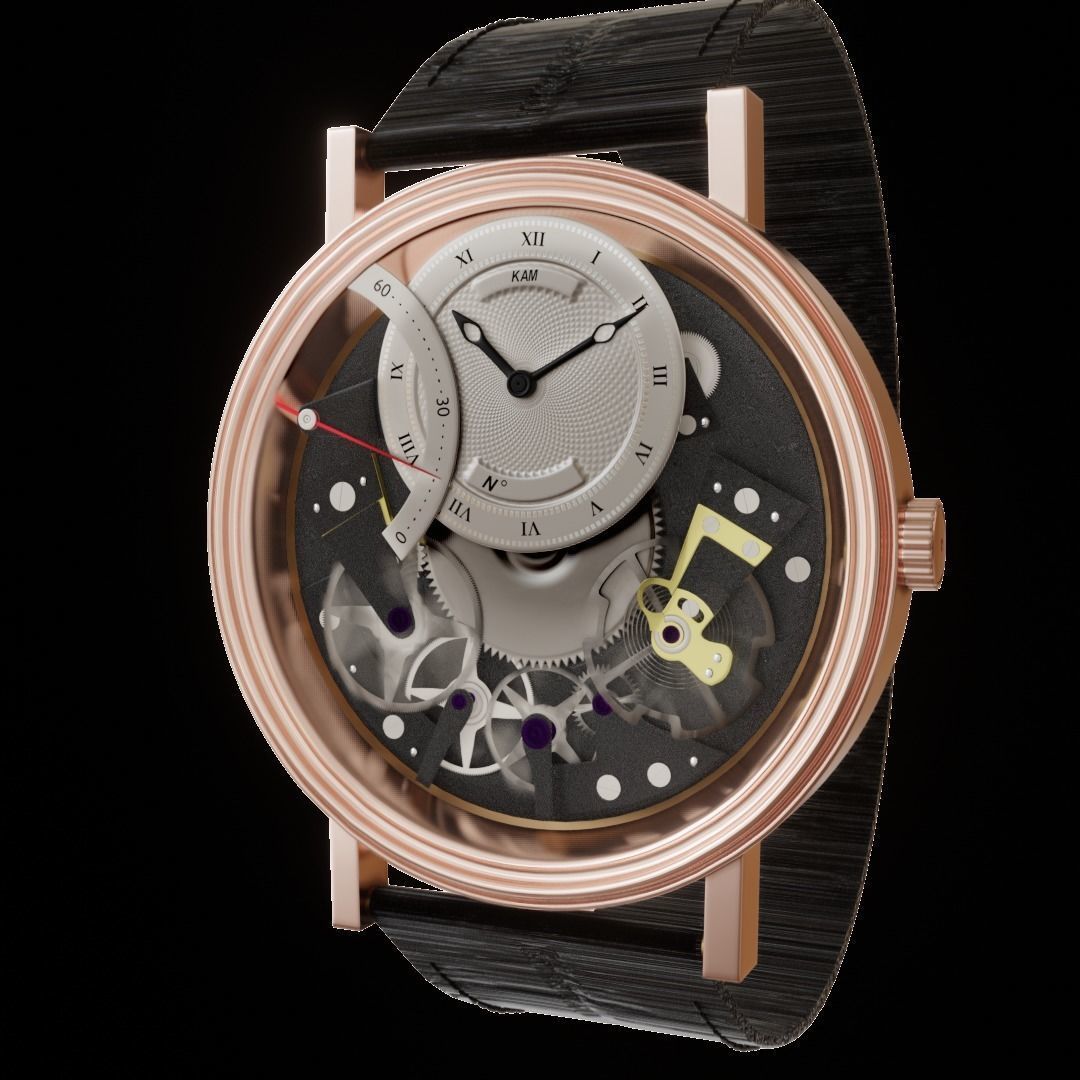 Breguet La Tradition 7097 Free 3D model_1