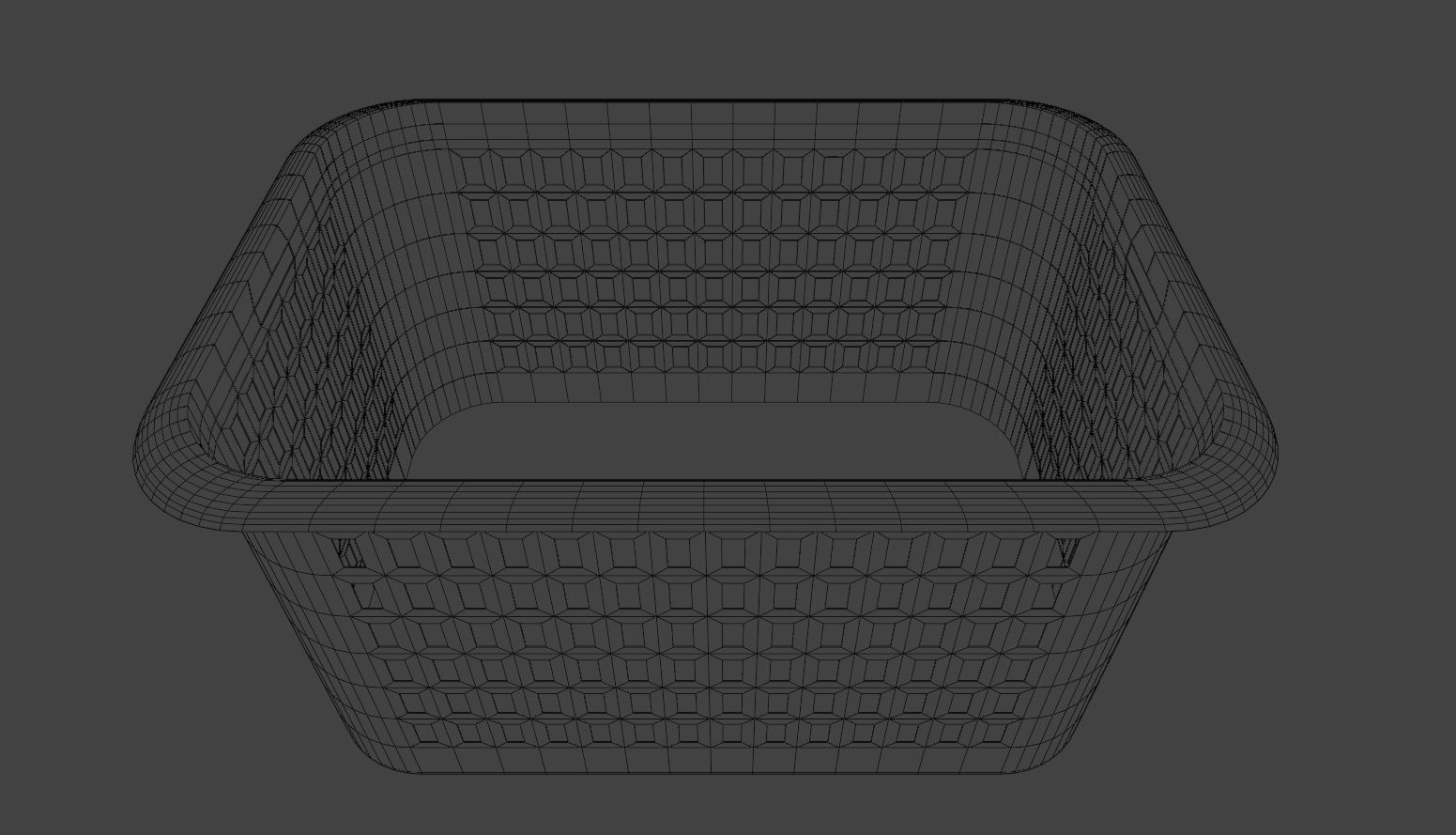 Basket Free low-poly 3D model_8