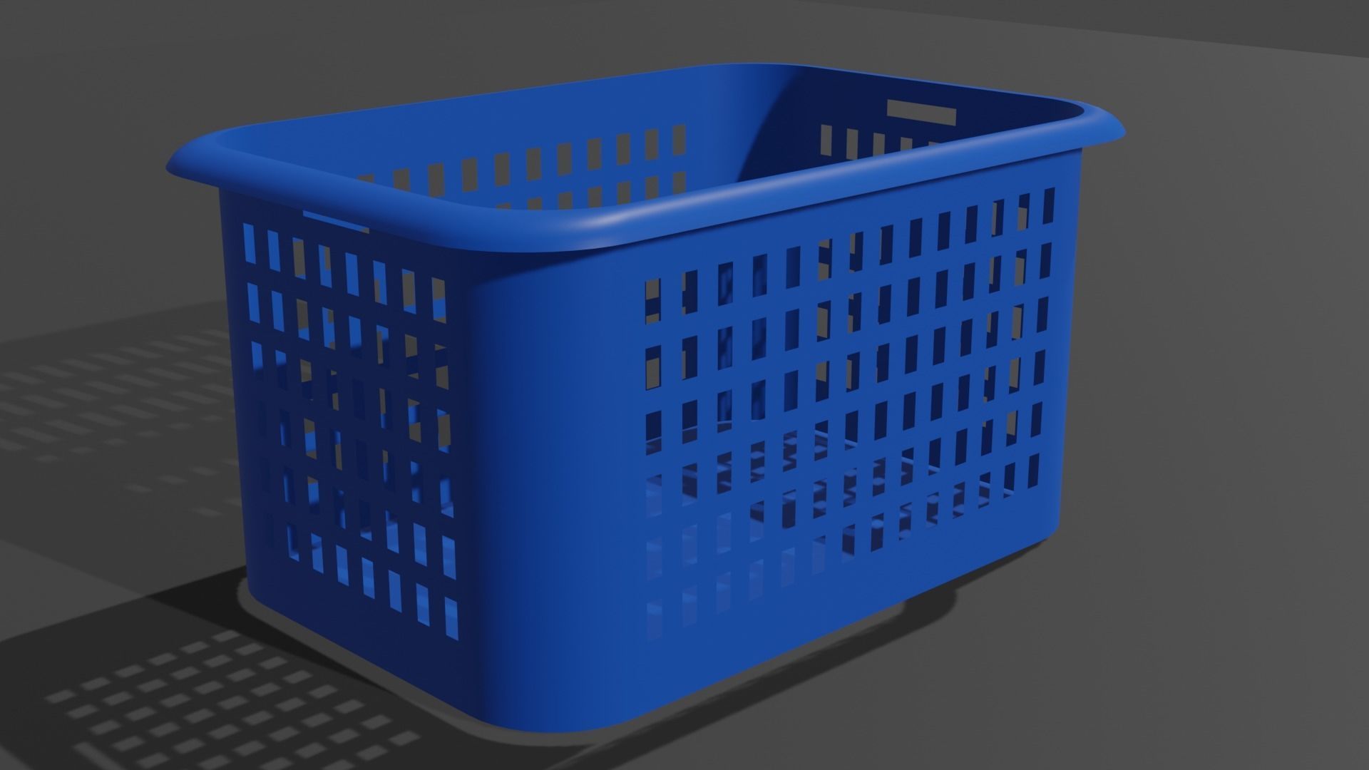 Basket Free low-poly 3D model_2