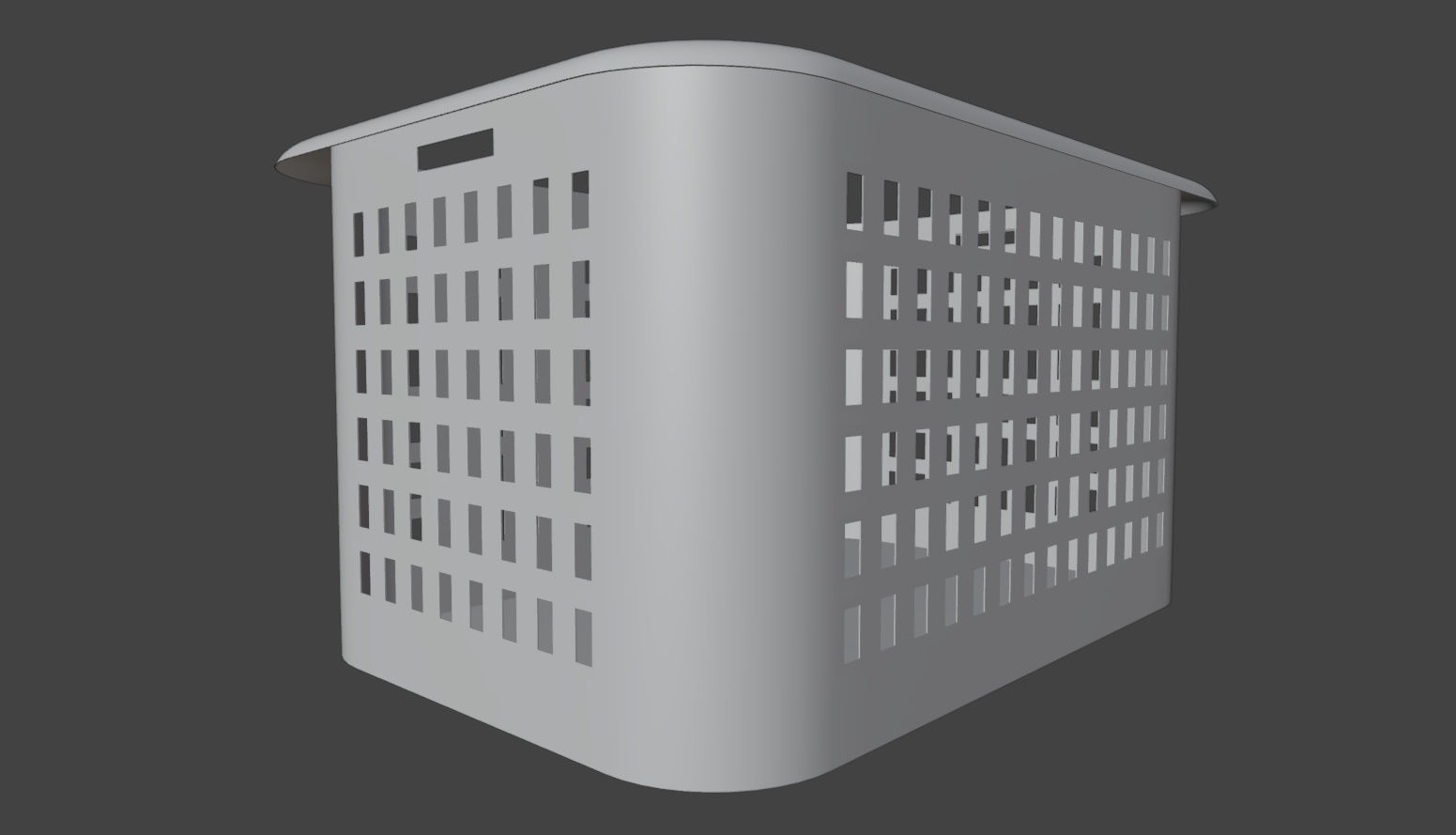 Basket Free low-poly 3D model_9