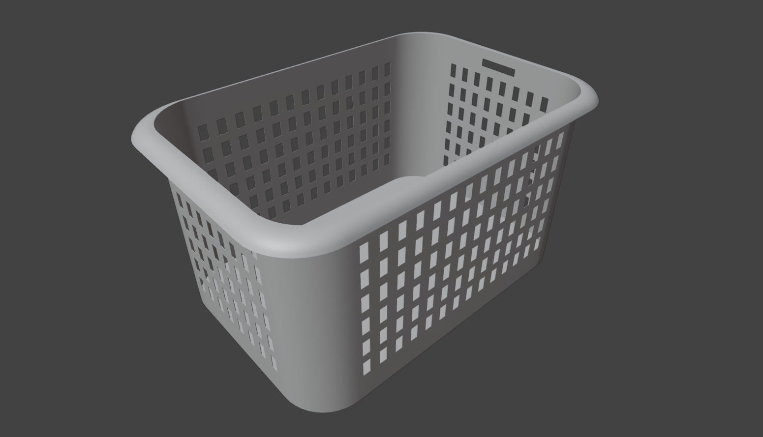 Basket Free low-poly 3D model_12