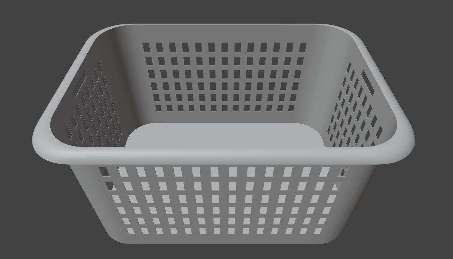 Basket Free low-poly 3D model_10