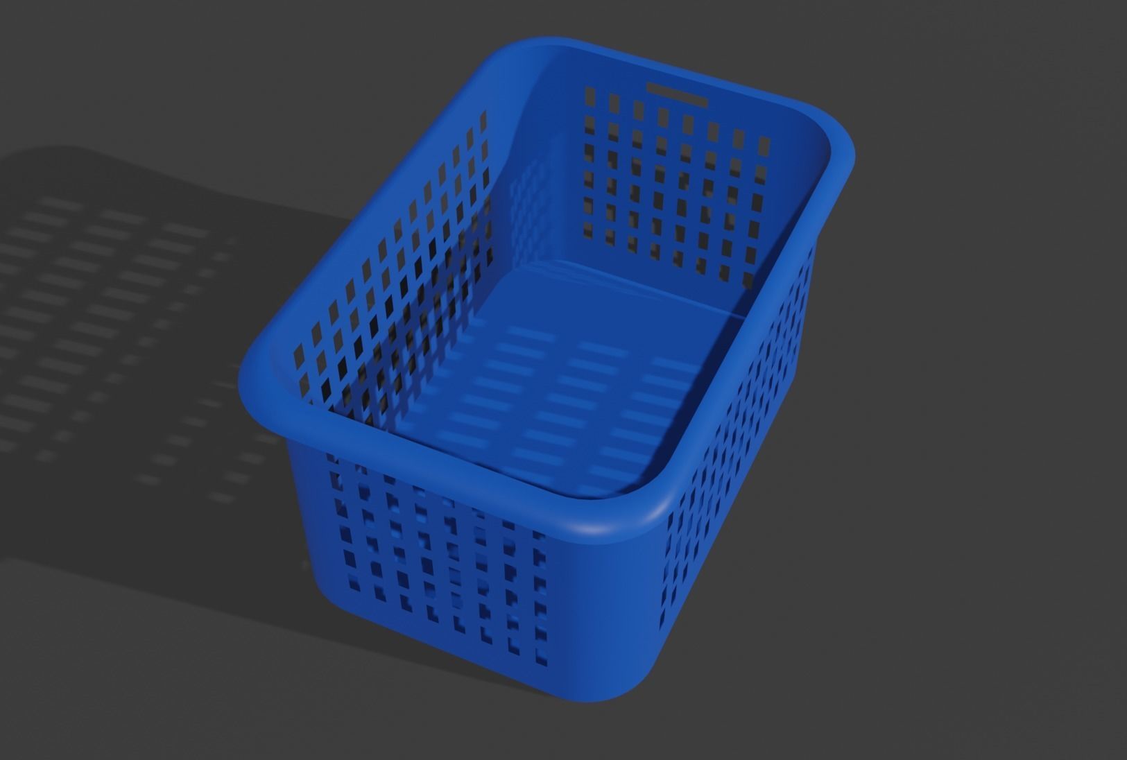 Basket Free low-poly 3D model_3
