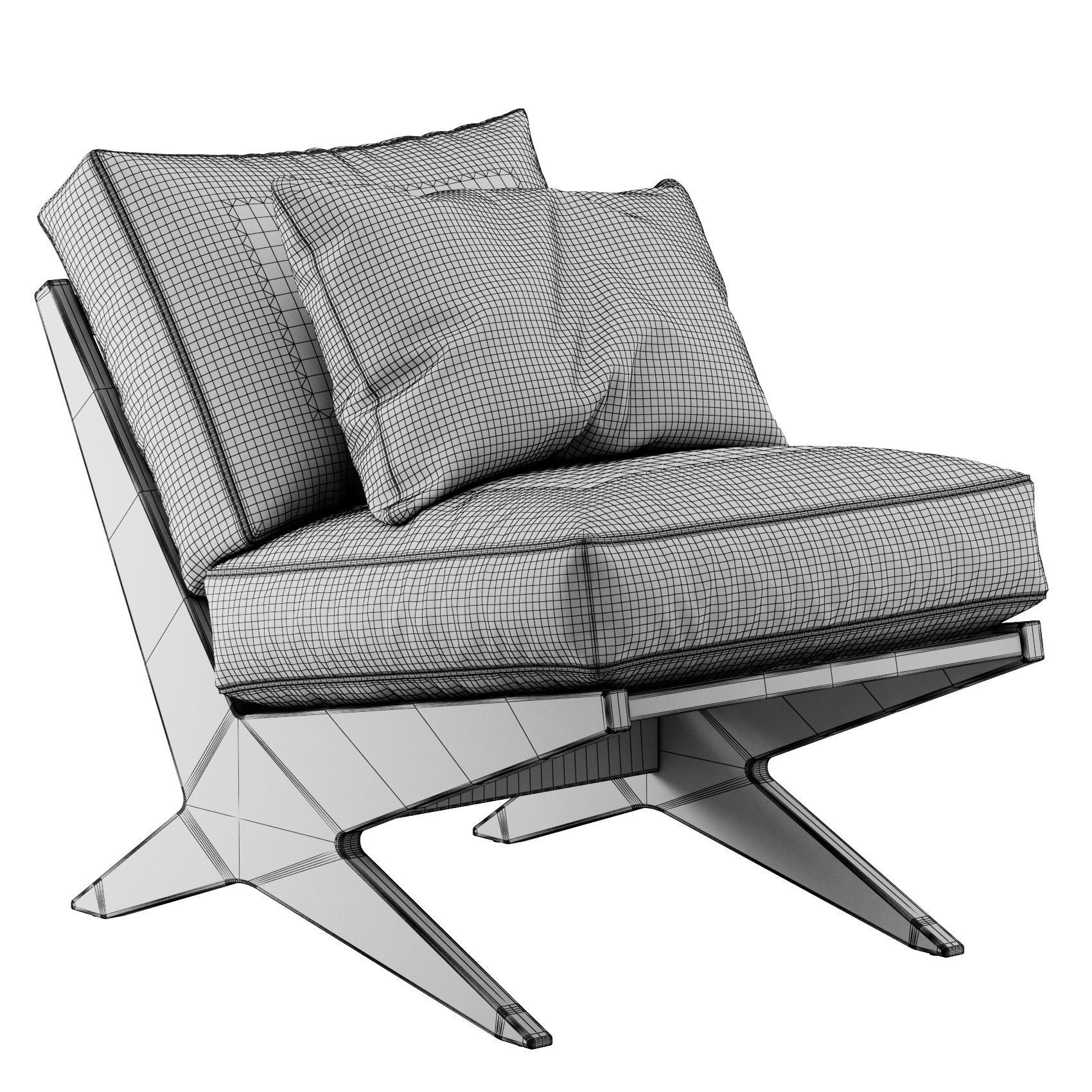 Bastian Chair by Four Hands 3D model_10