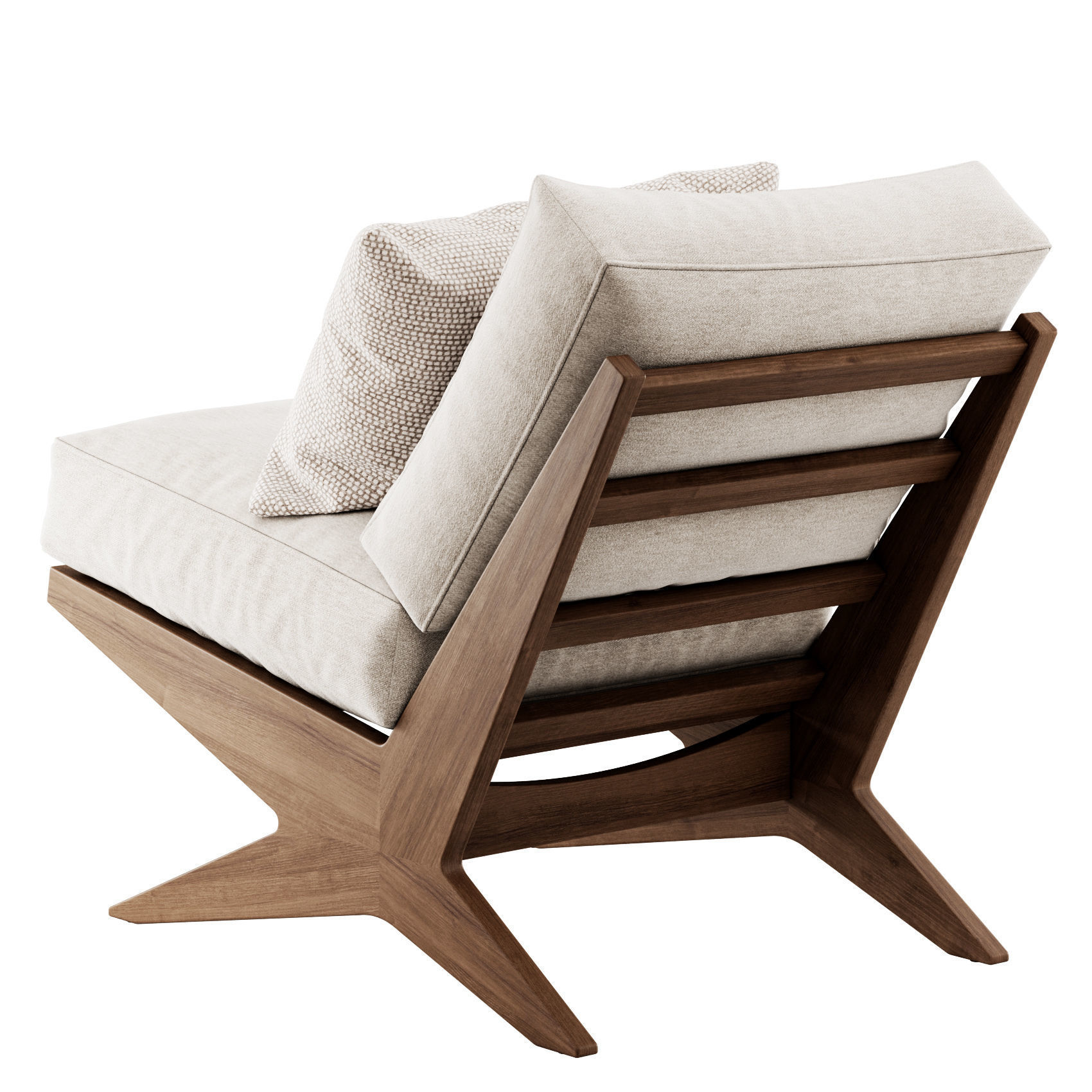 Bastian Chair by Four Hands 3D model_2