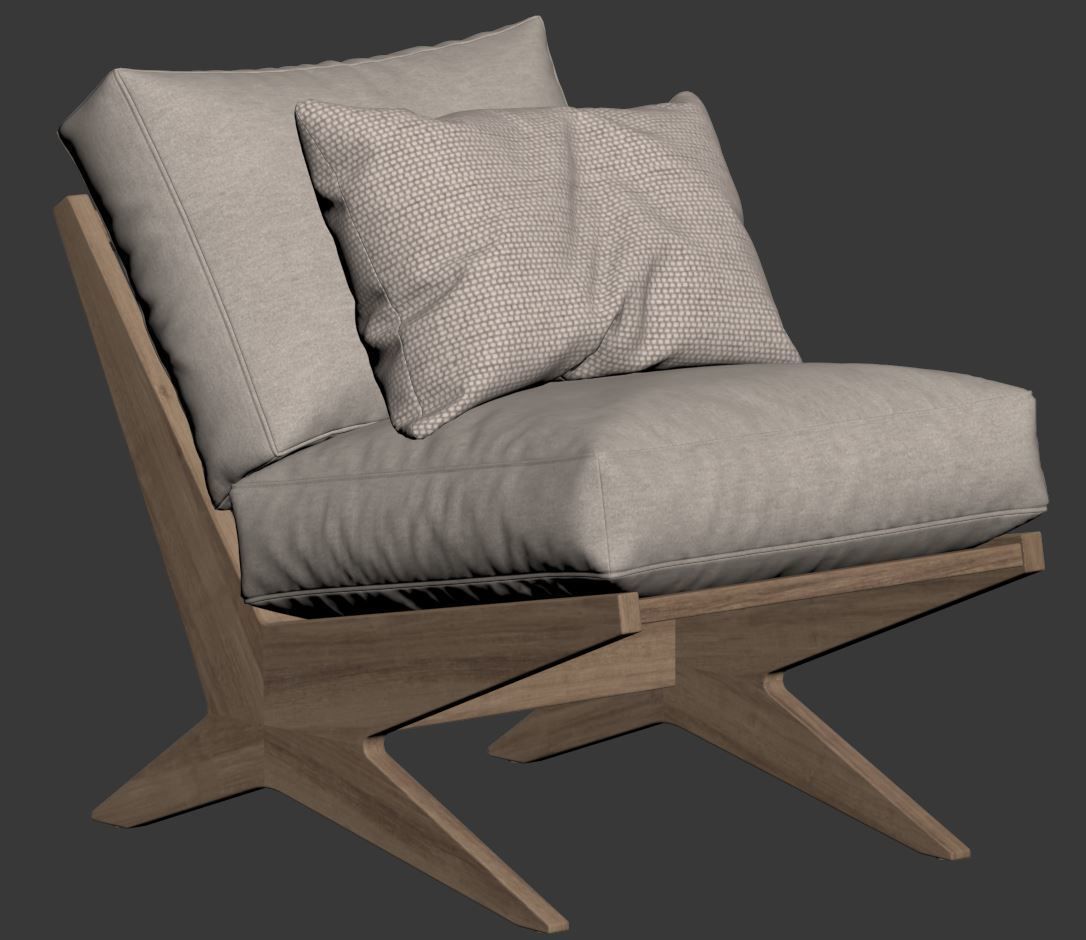 Bastian Chair by Four Hands 3D model_12