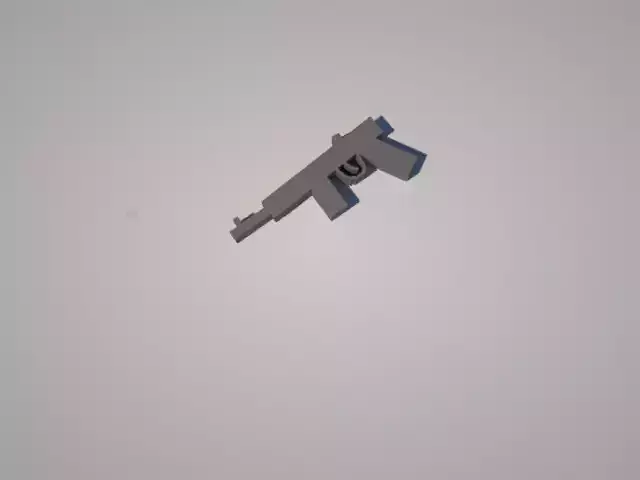 lowpoly mat49 1948 french smg