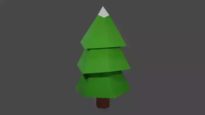 Christmas Tree Free low-poly 3D model