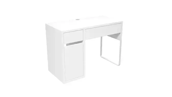 IKEA MICKE WORK TABLE- WHITE - 105X50
