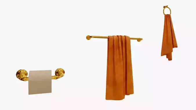 Toilet Paper Towels with Racks model