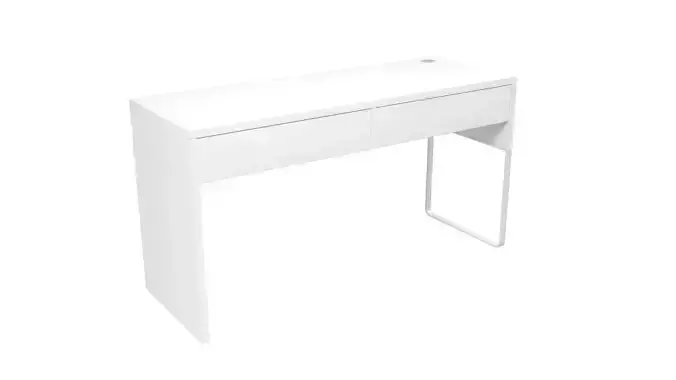 IKEA MICKE WORK TABLE- WHITE- 142X50