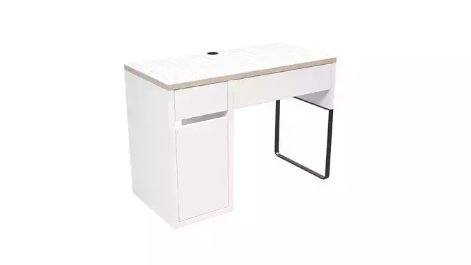 MICKE - WHITE - ANTHRACIYE  - 105X50