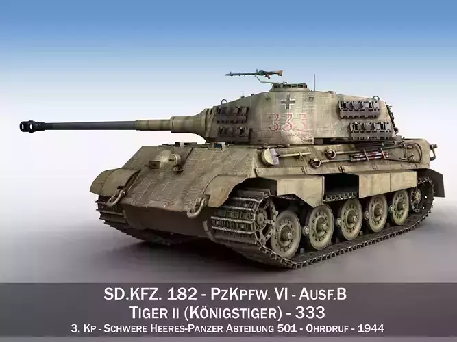 Panzerkampfwagen VI - Ausf B - Tiger II - 333