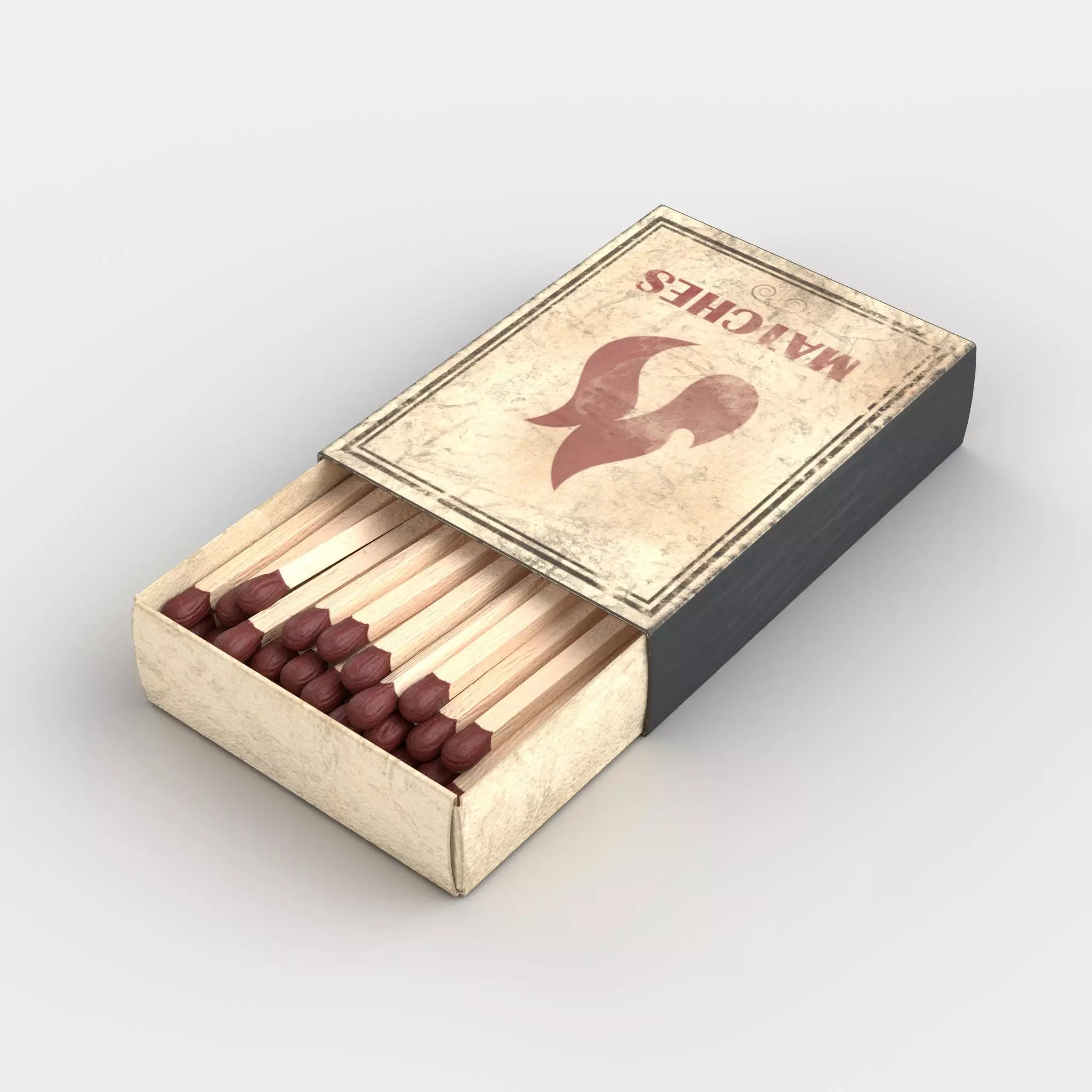 Matchbox Low-poly 3D model