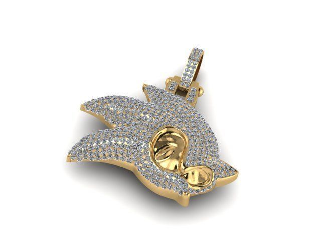 sonic 3D print model_1