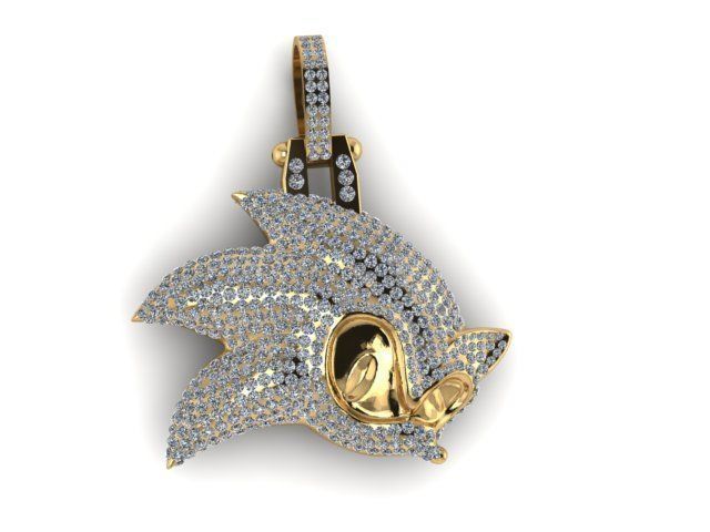 sonic 3D print model_2