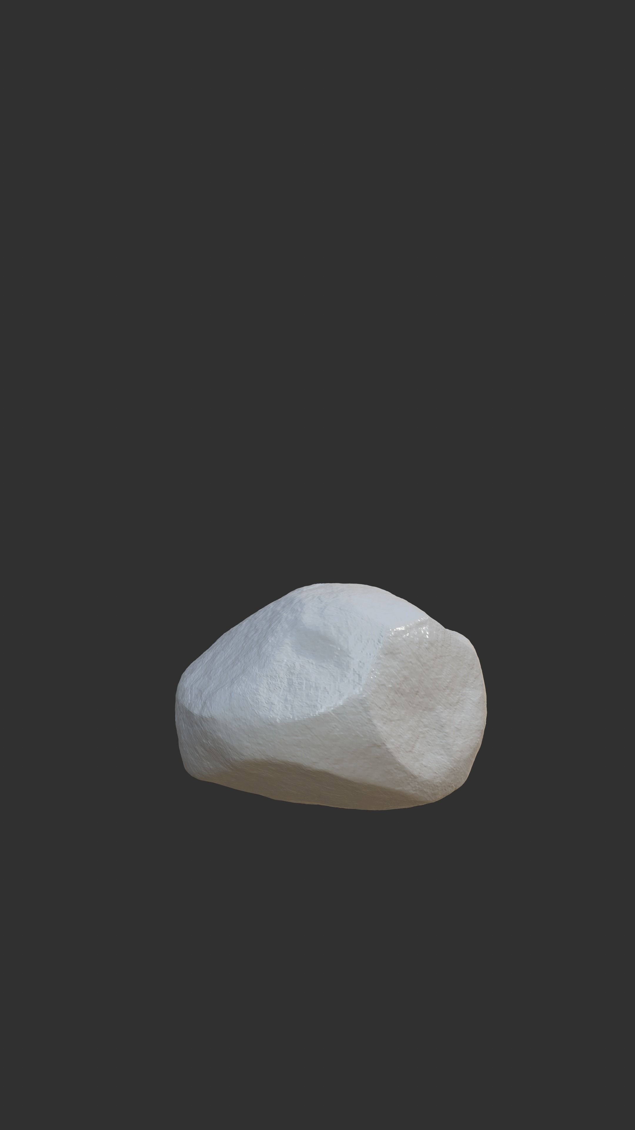 Rock 1 Low-poly 3D model_2