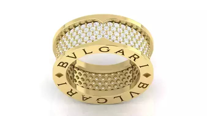 BVLGARI Ring 01 3D print model
