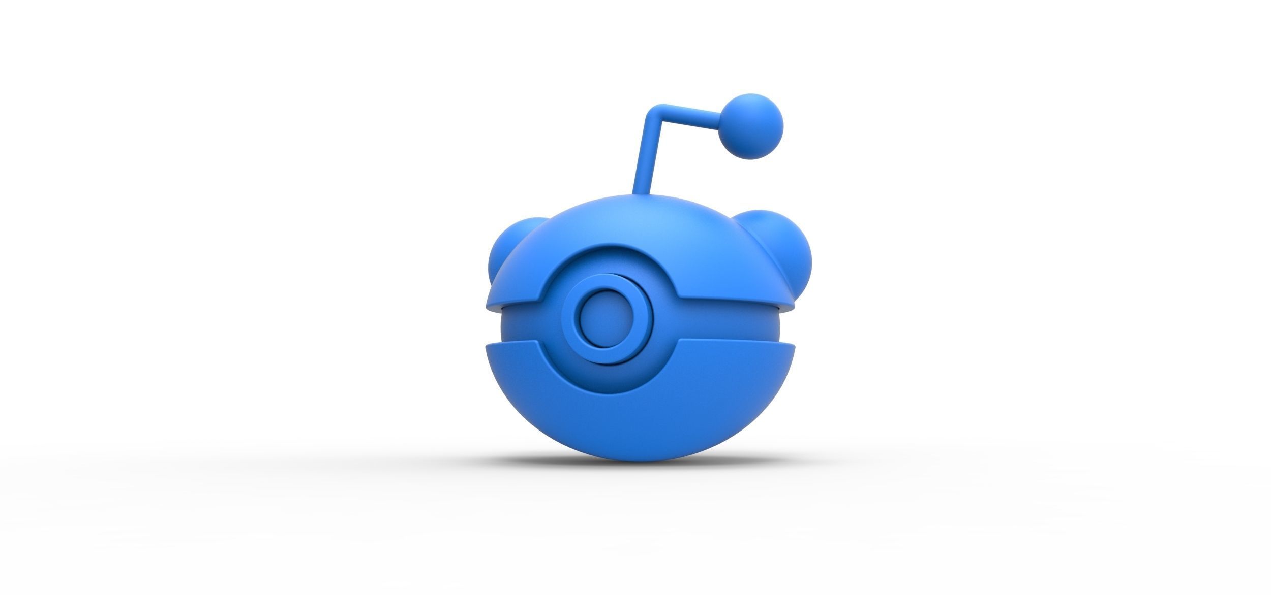 Reddit orb 3D print model_10