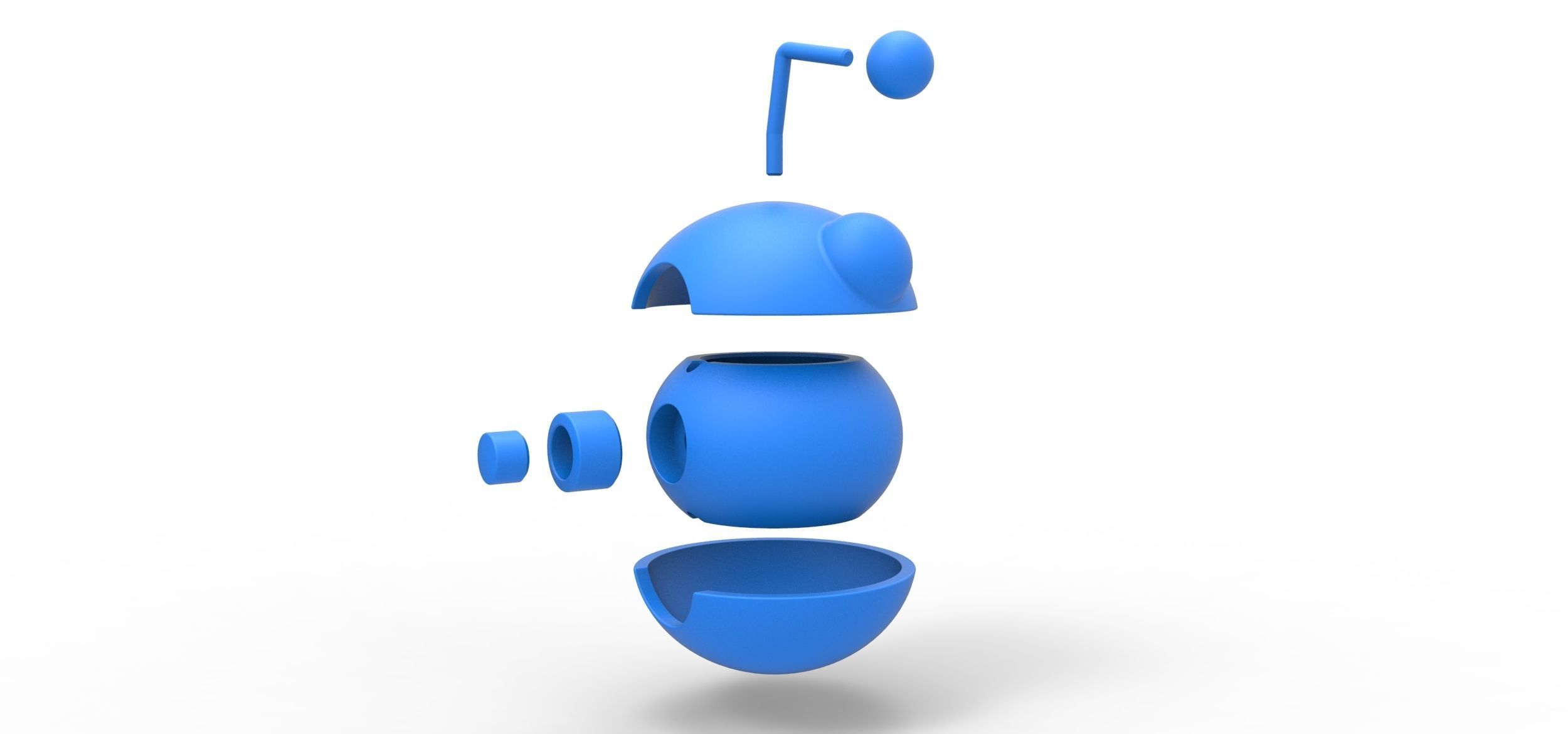 Reddit orb 3D print model_18