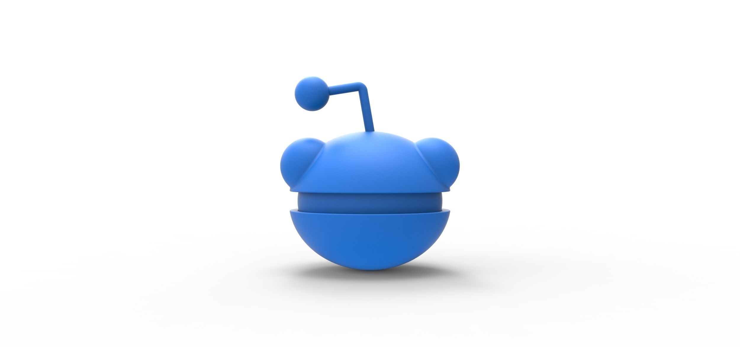 Reddit orb 3D print model_17