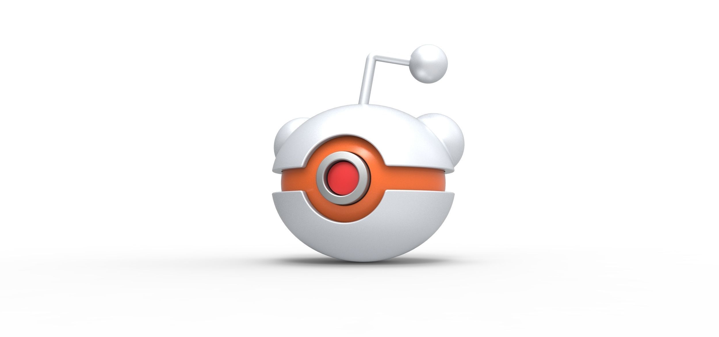 Reddit orb 3D print model_1