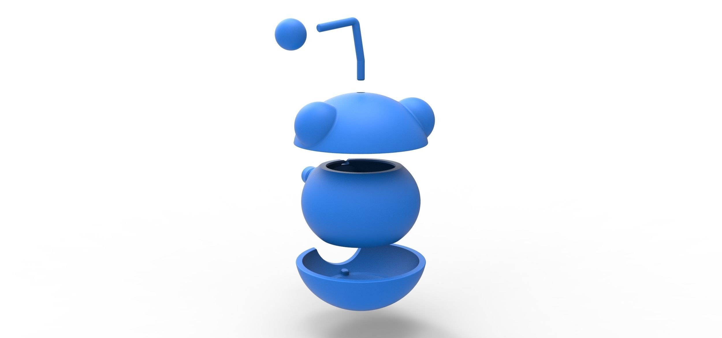 Reddit orb 3D print model_22