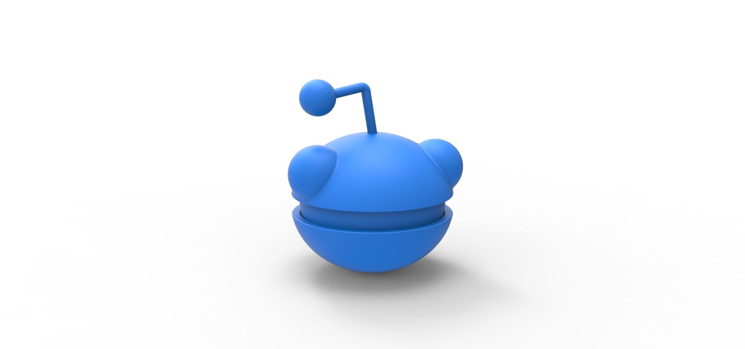 Reddit orb 3D print model_16