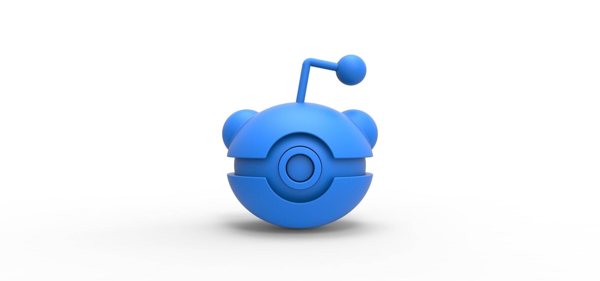 Reddit orb 3D print model_11