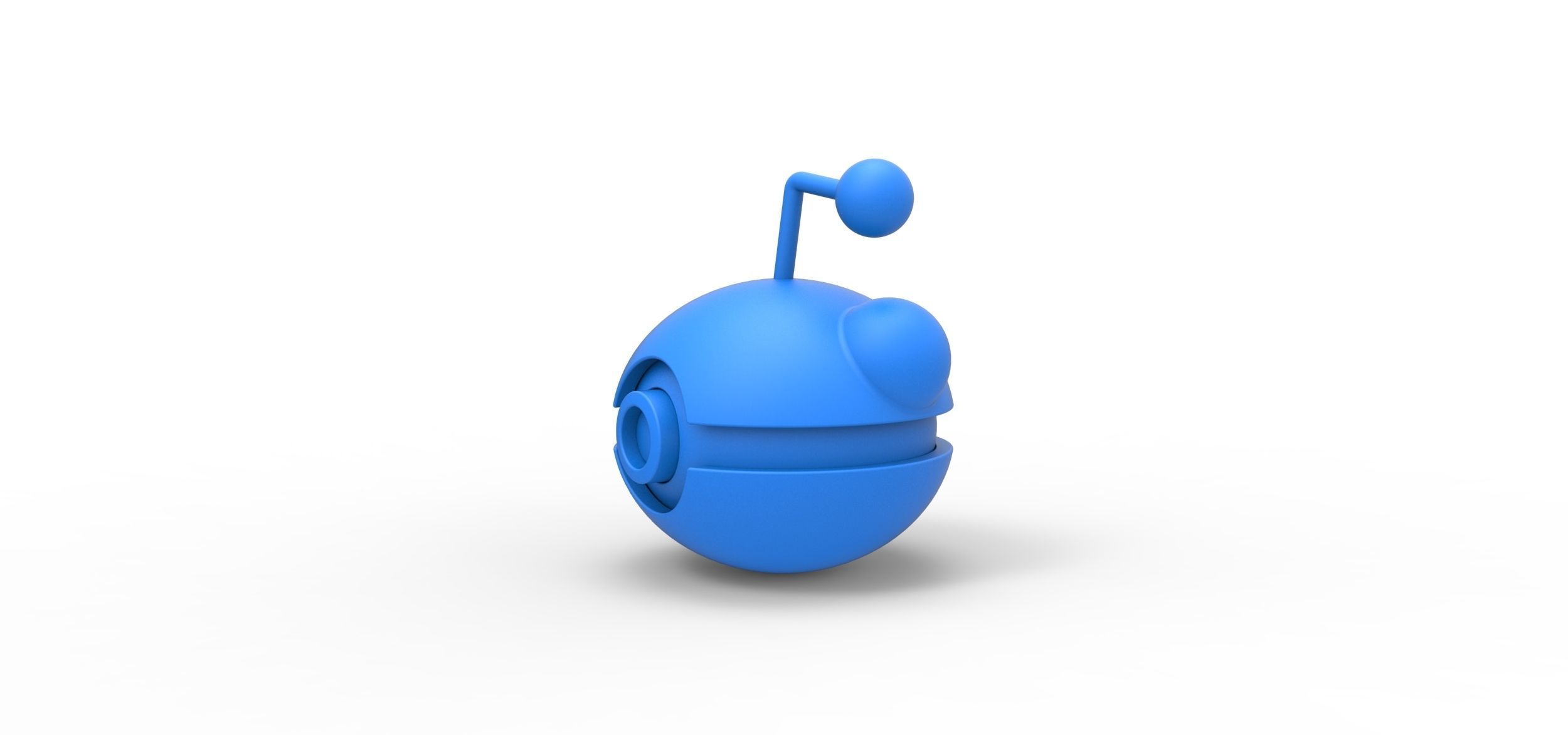 Reddit orb 3D print model_14