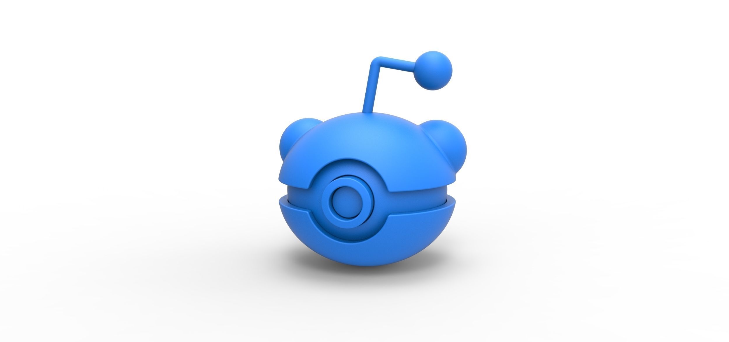 Reddit orb 3D print model_9