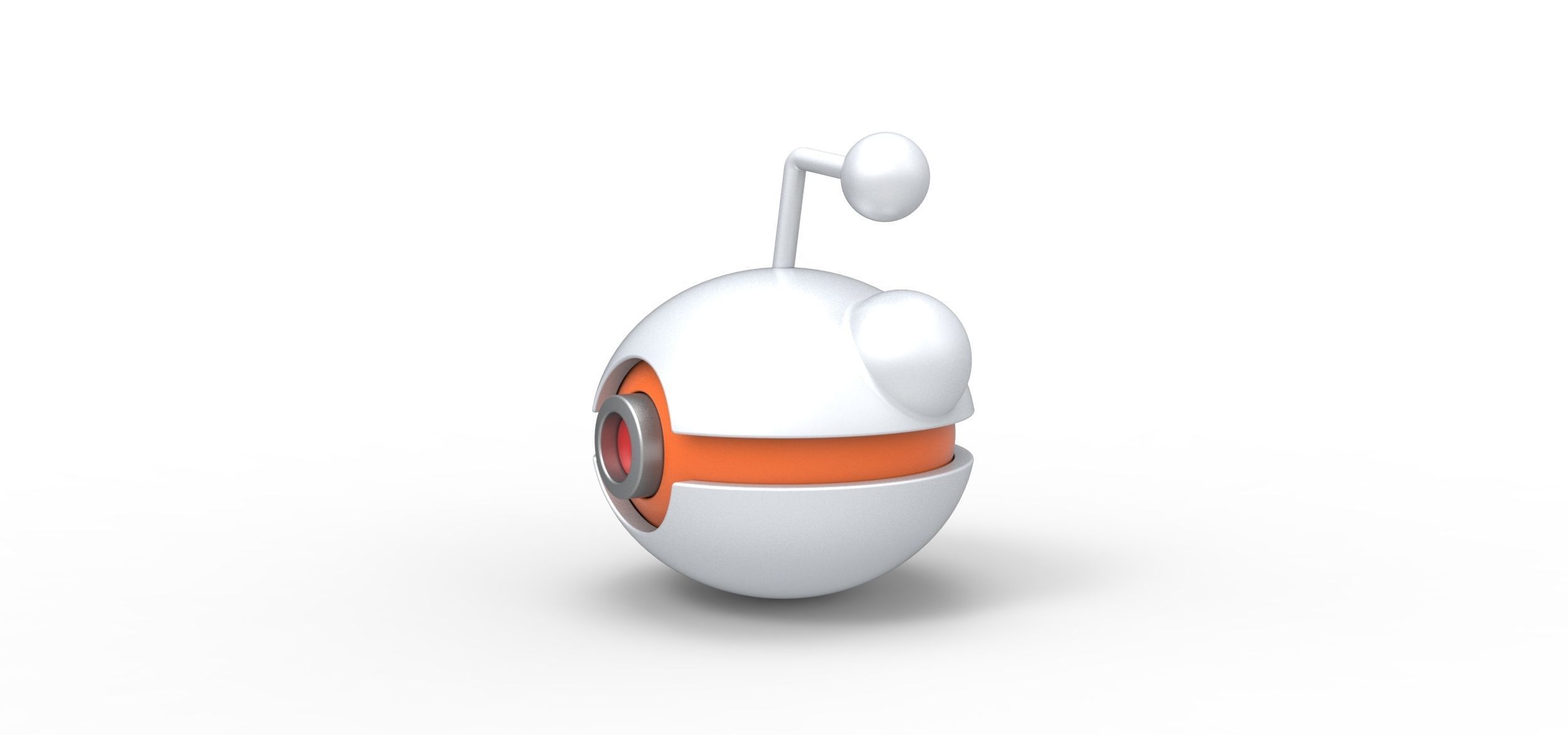 Reddit orb 3D print model_5