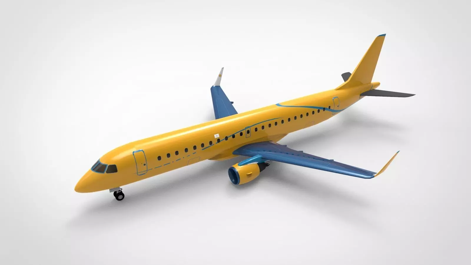 airpnae Embraer E190 3D model