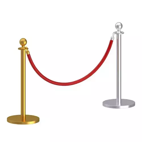 Gold And Silver Stanchion