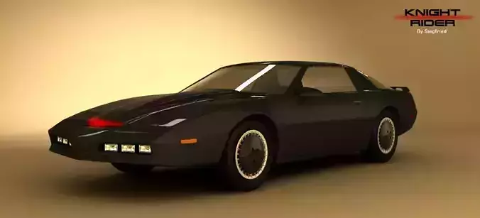 Knight Rider K2000 KITT 3D model