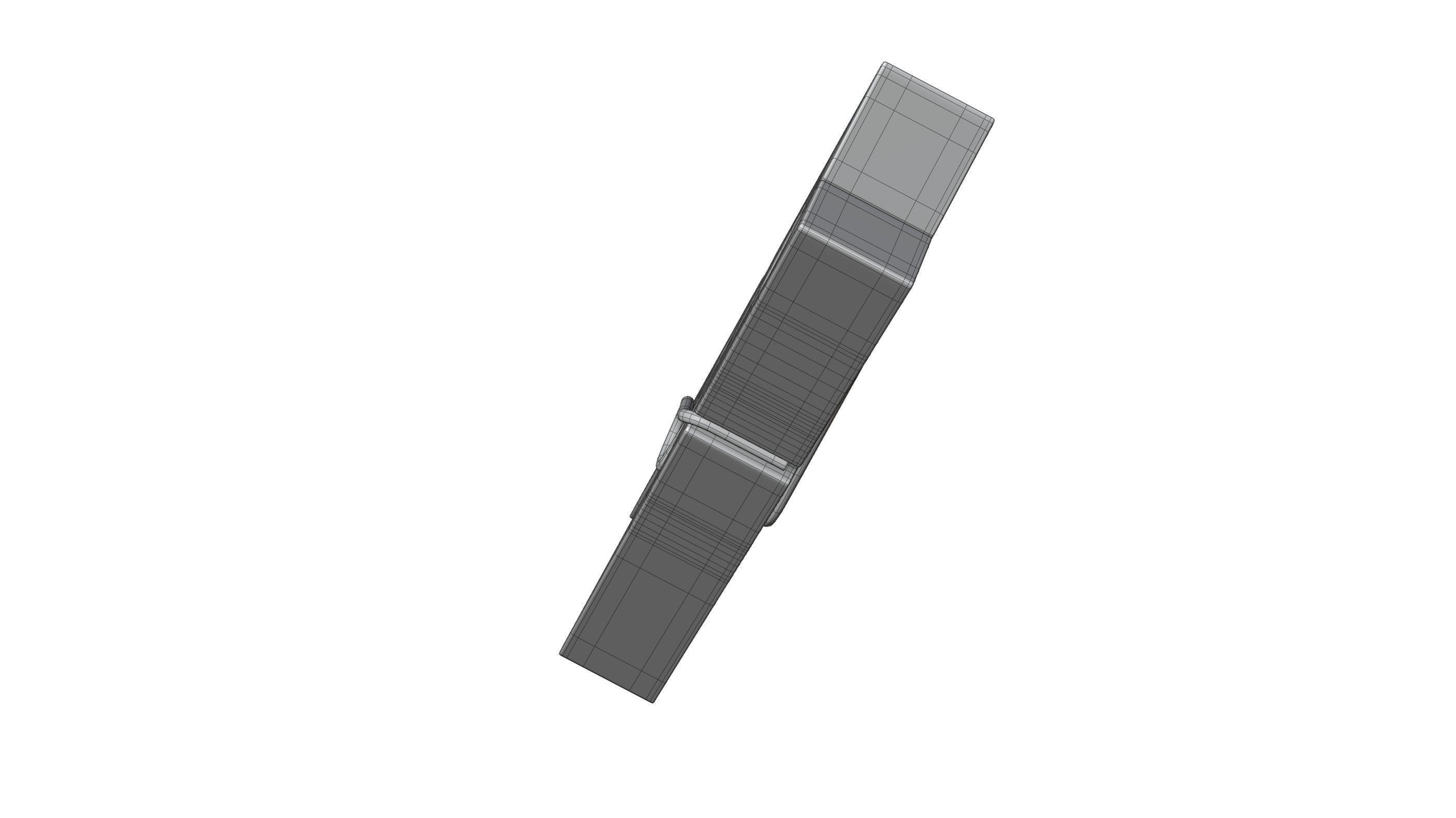 Wooden Clothespin 3D model_14