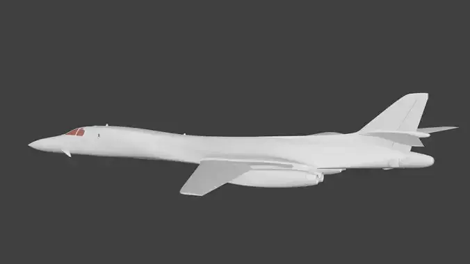 Rockwell B-1 Lancer 3D print model