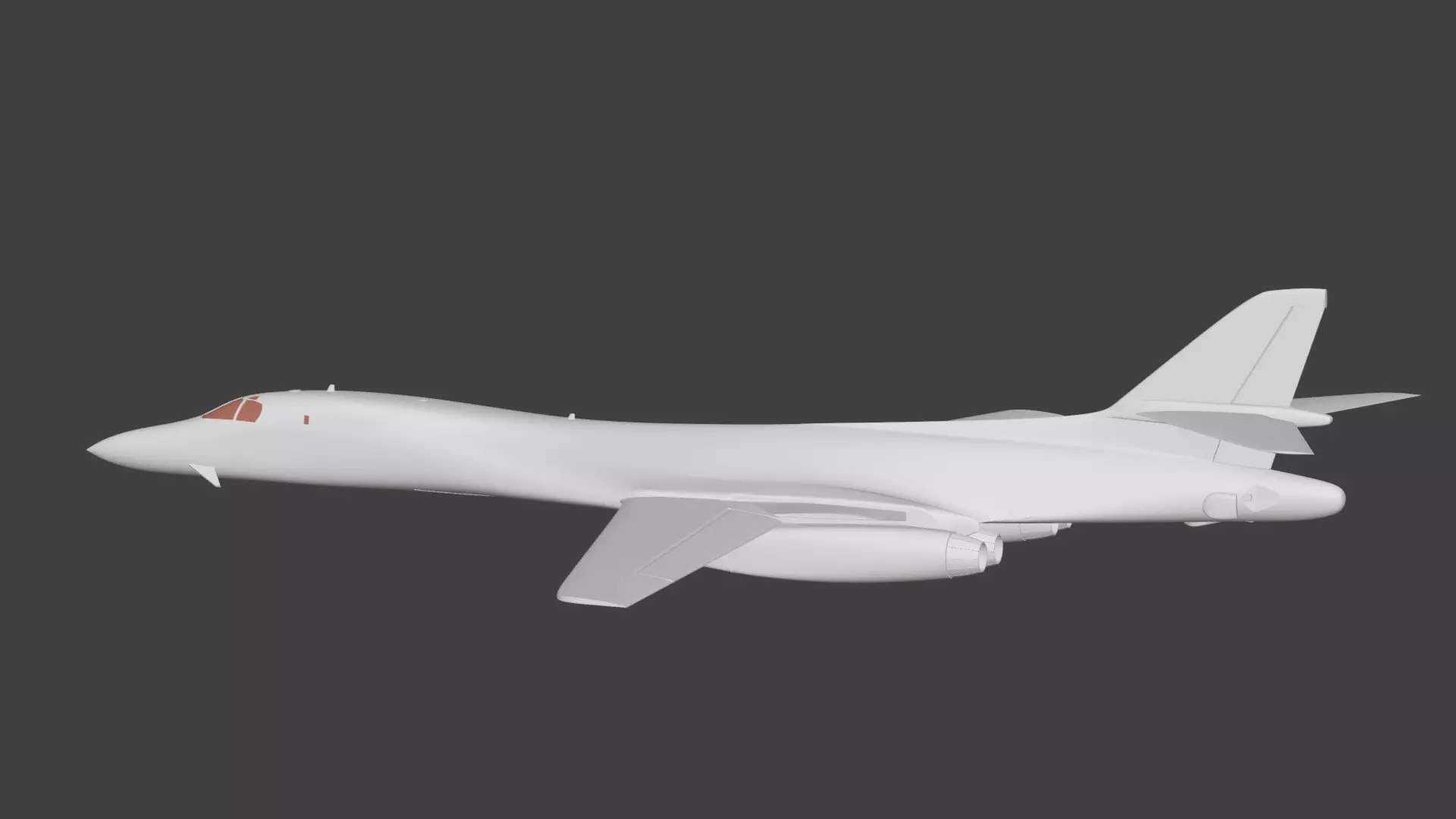 Rockwell B-1 Lancer 3D print model_0
