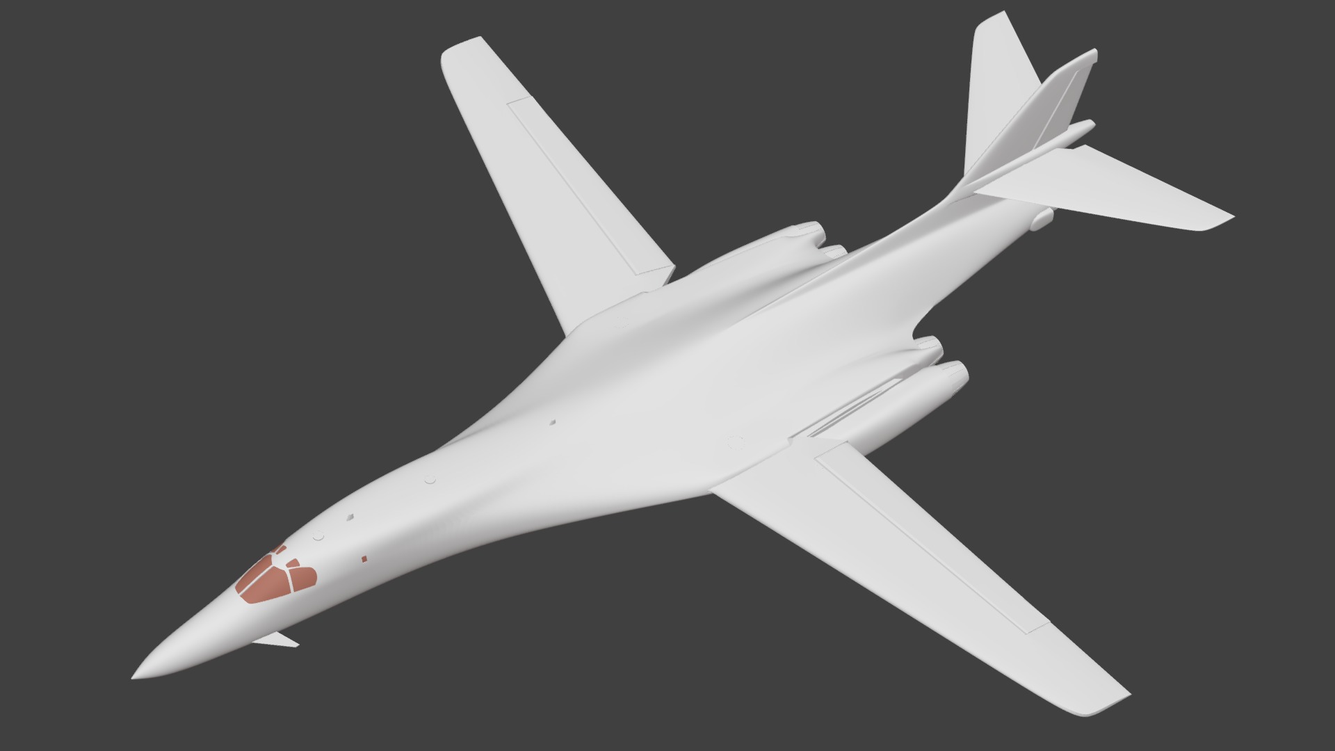 Rockwell B-1 Lancer 3D print model_9