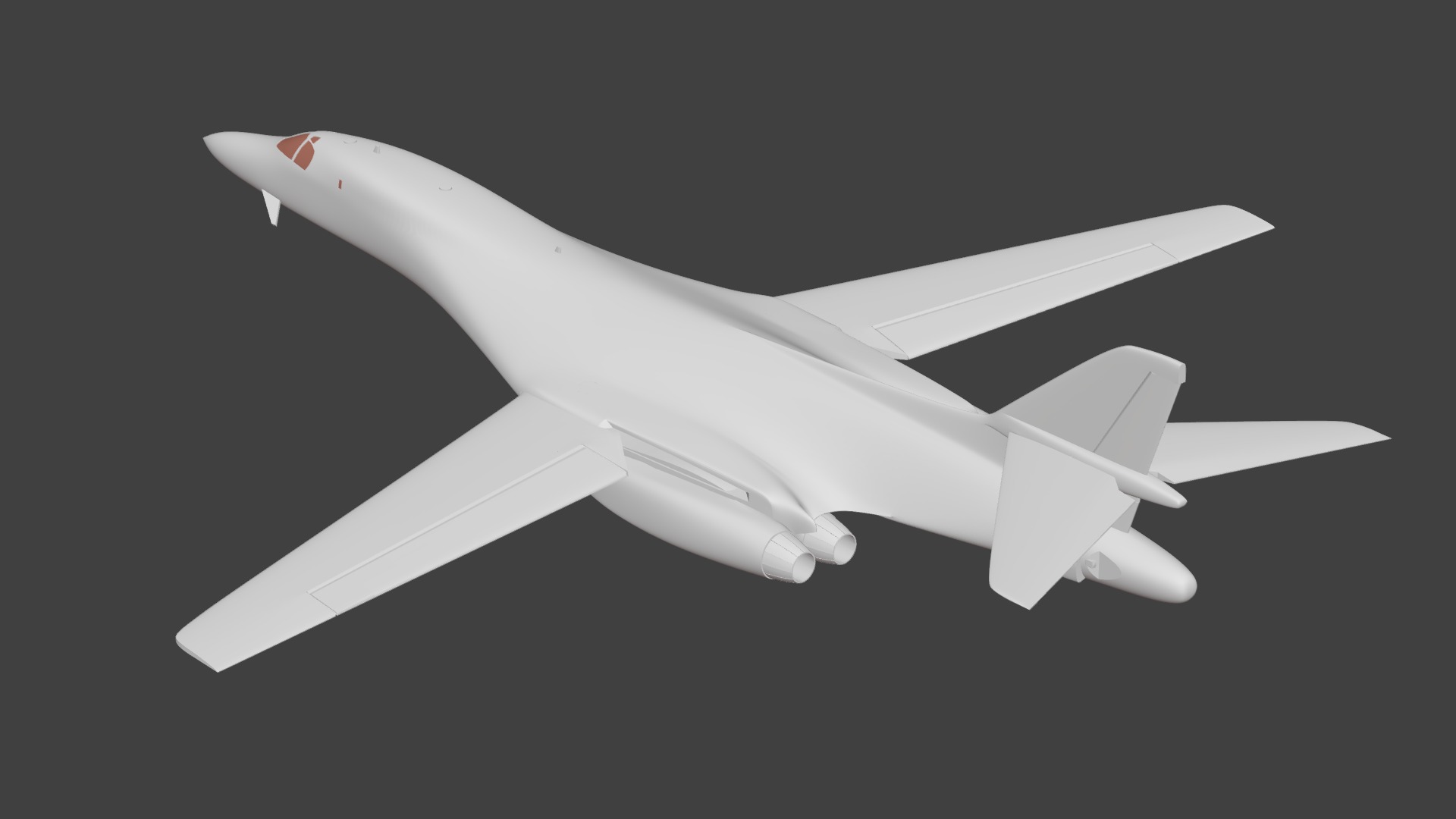 Rockwell B-1 Lancer 3D print model_2