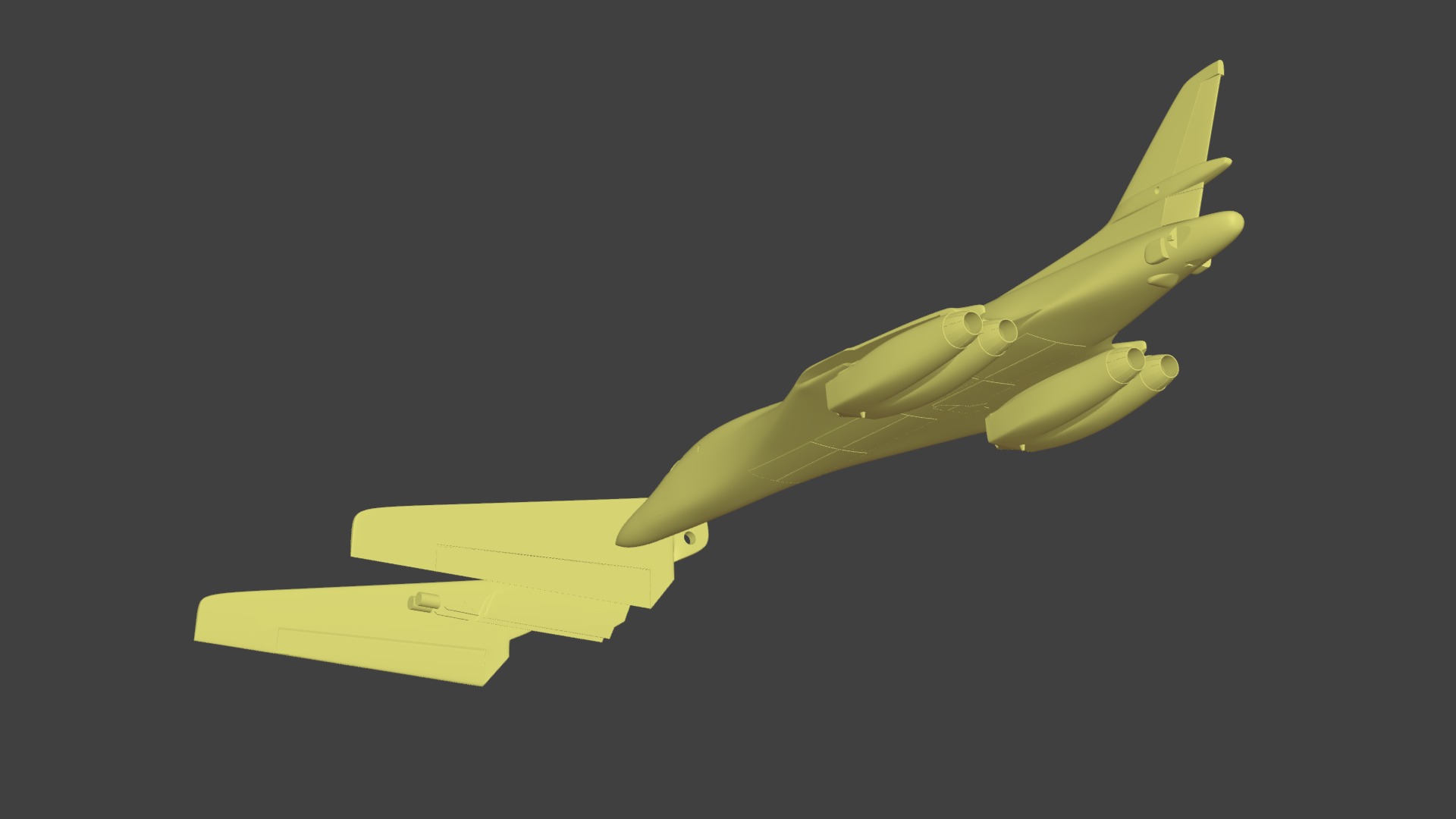 Rockwell B-1 Lancer 3D print model_8