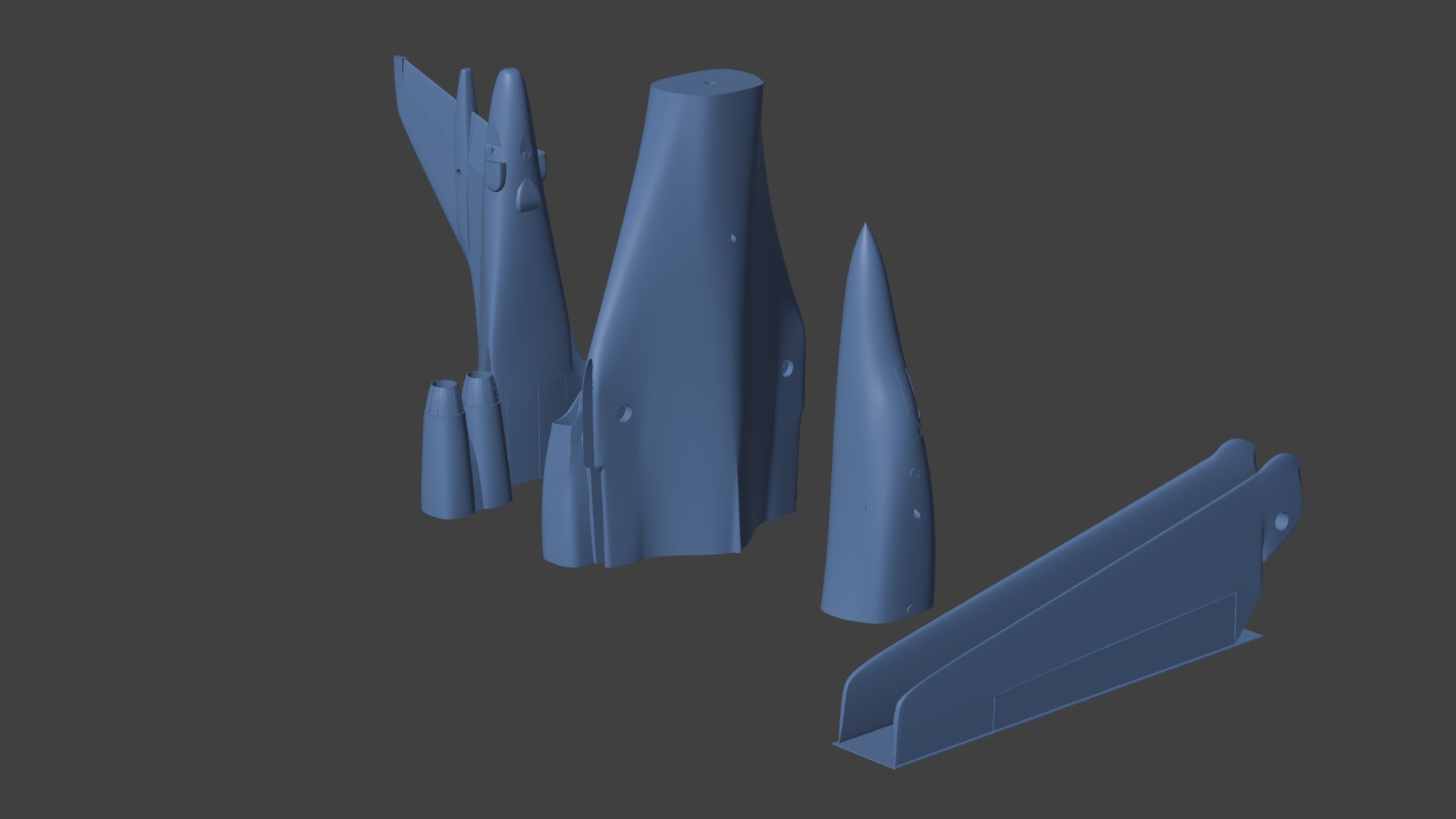 Rockwell B-1 Lancer 3D print model_6