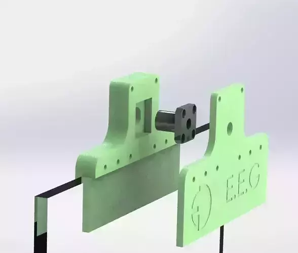 holder for shaft 8mm on glass 10mm 