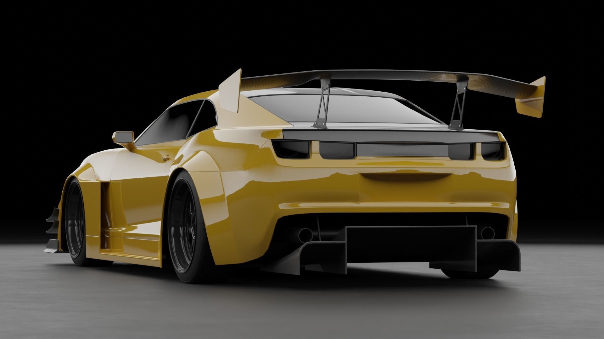 Chevrolet Camaro Widebody 3D model_3