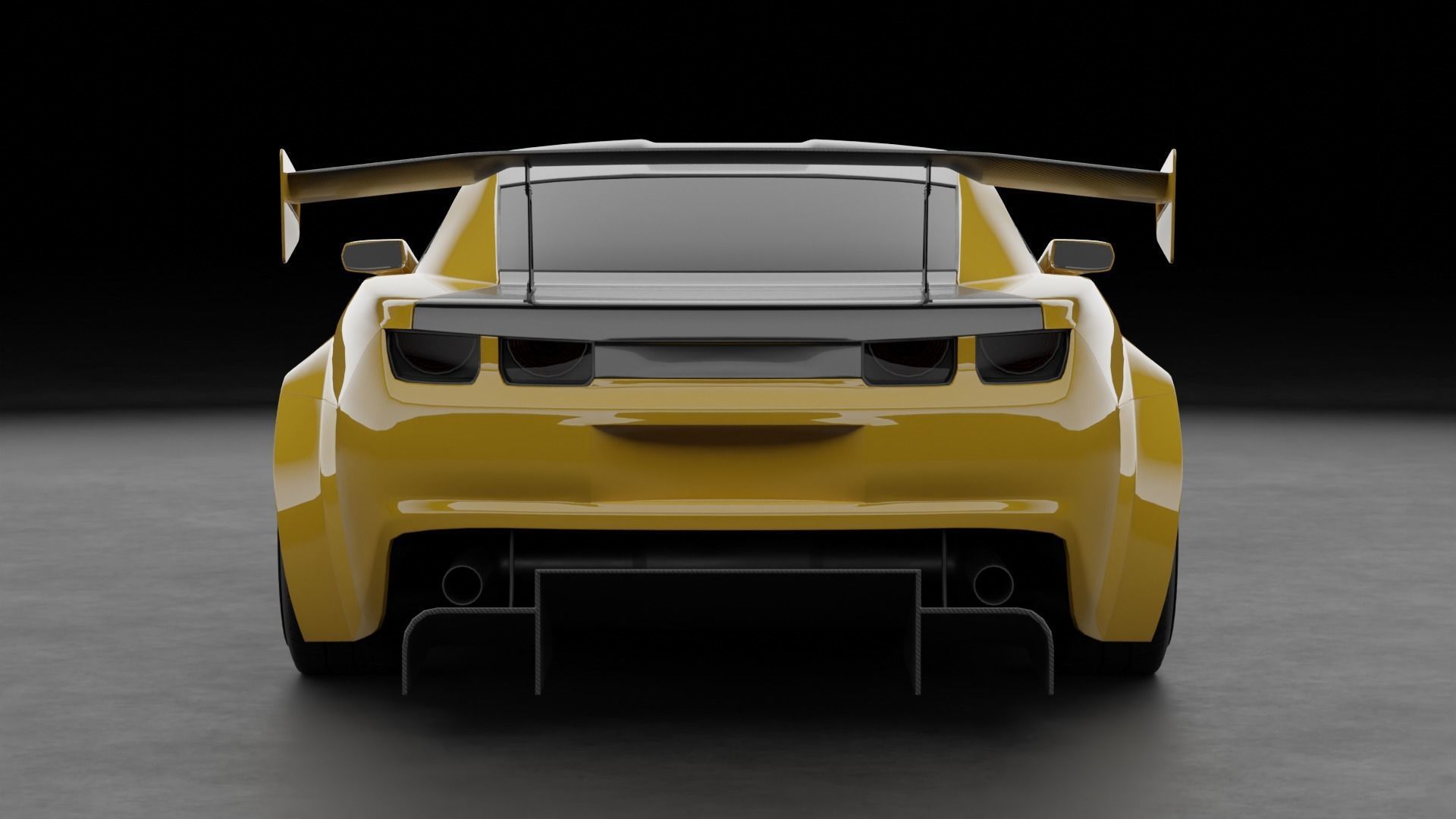 Chevrolet Camaro Widebody 3D model_7