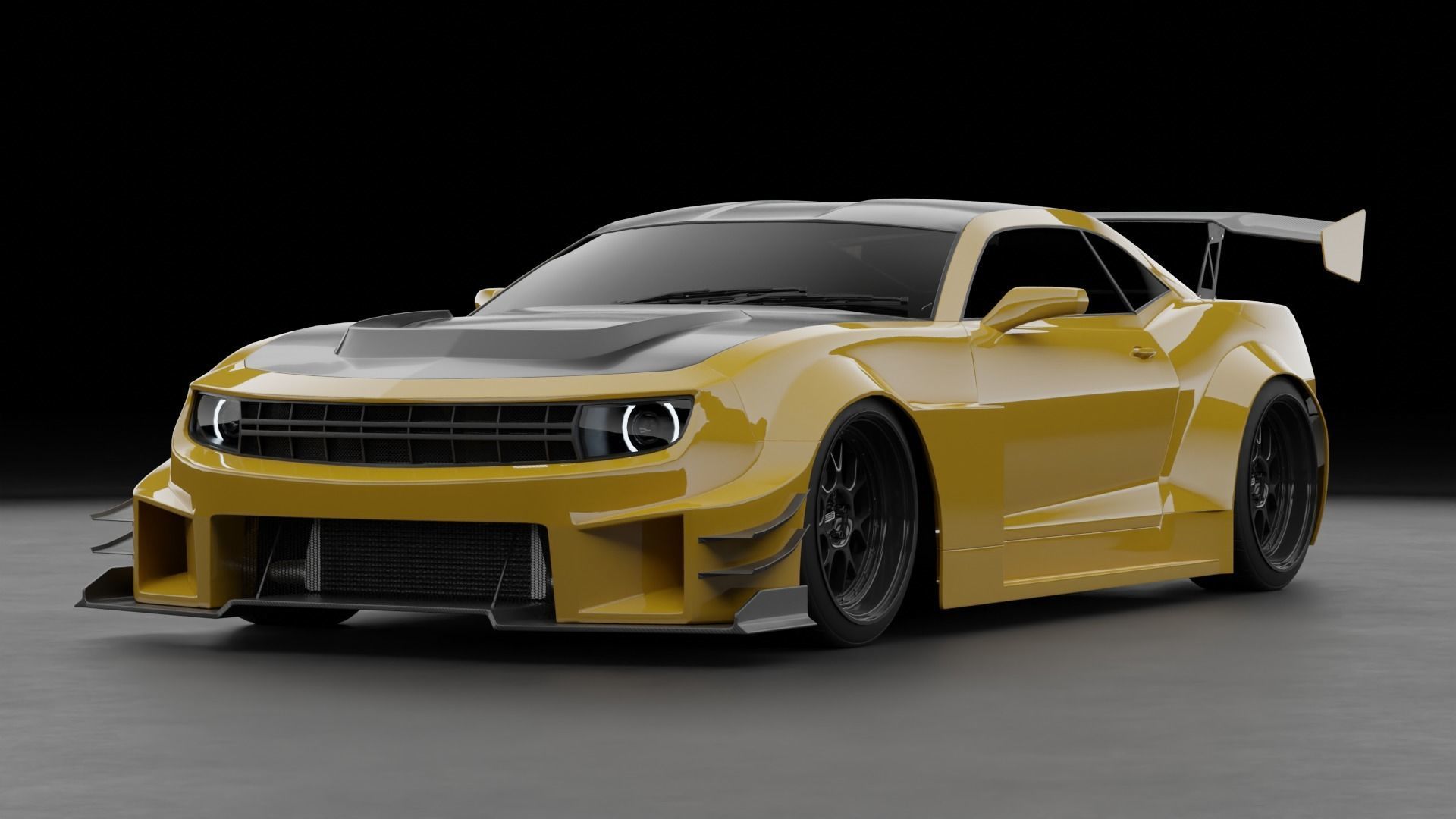 Chevrolet Camaro Widebody 3D model_1