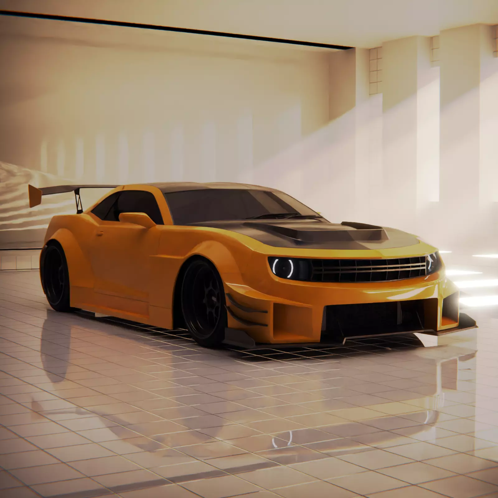 Chevrolet Camaro Widebody 3D model_0