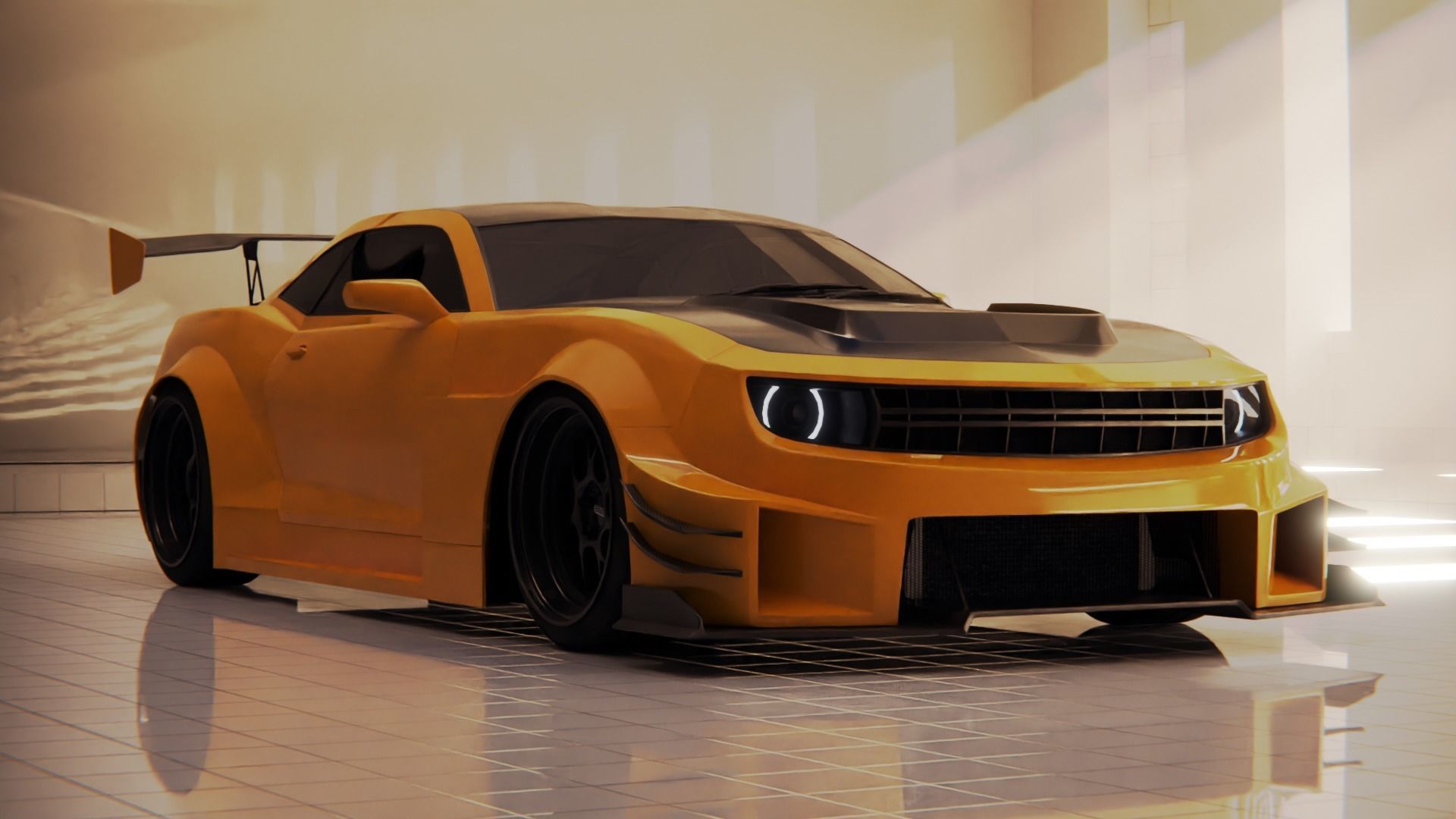 Chevrolet Camaro Widebody 3D model_2