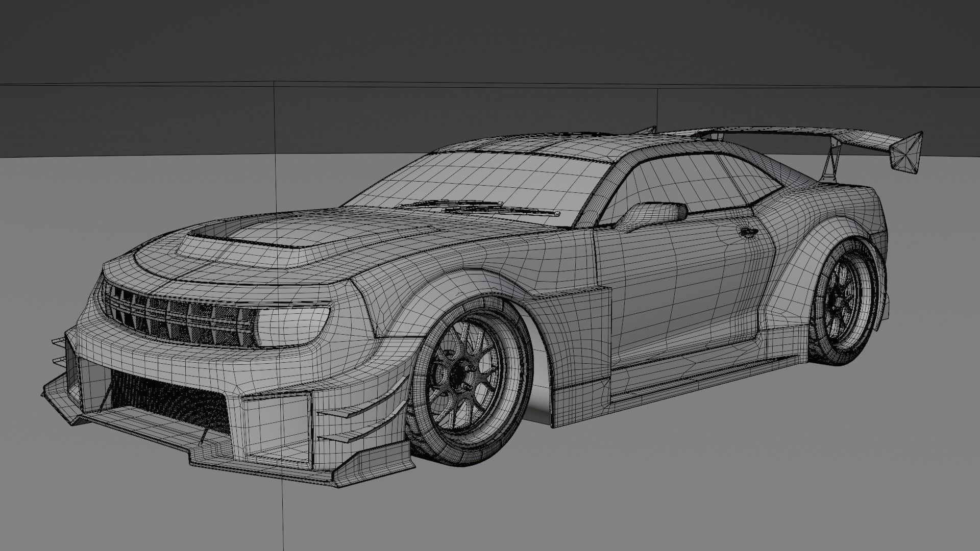 Chevrolet Camaro Widebody 3D model_8