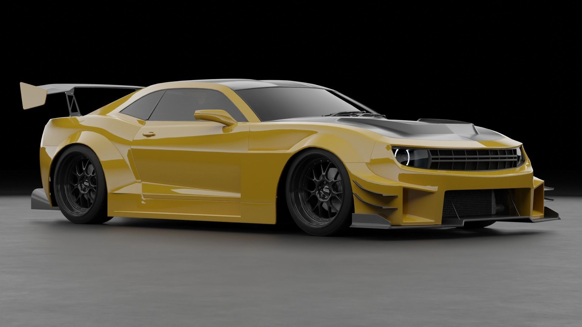Chevrolet Camaro Widebody 3D model_4